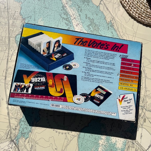 Vintage 1991 Beverly Hills 90210 Survey Game Canadian Version - Picture 6 of 6